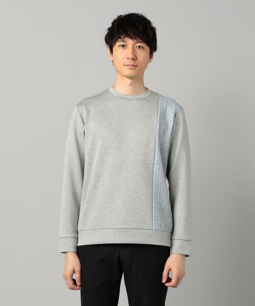 COMME CA MEN / コムサ・メン カットソー | ケーブルコンビ プルオーバー | 詳細6