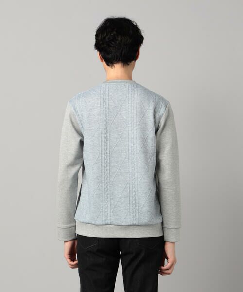 COMME CA MEN / コムサ・メン カットソー | ケーブルコンビ プルオーバー | 詳細8