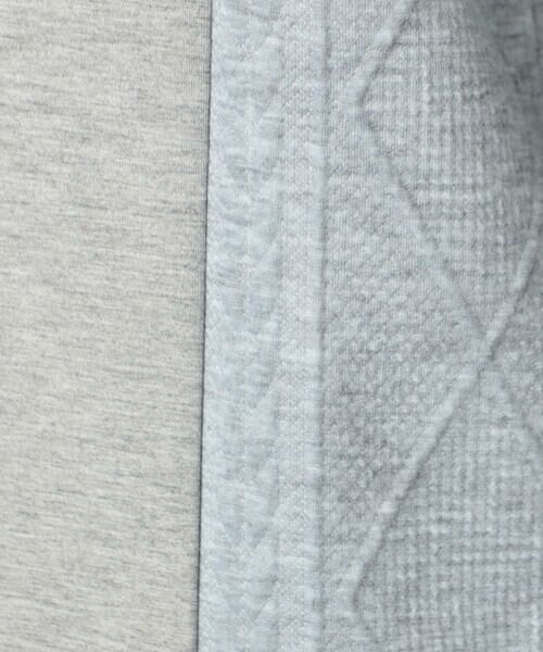COMME CA MEN / コムサ・メン カットソー | ケーブルコンビ プルオーバー | 詳細12