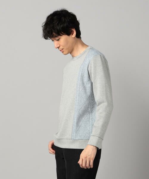 COMME CA MEN / コムサ・メン カットソー | ケーブルコンビ プルオーバー | 詳細3
