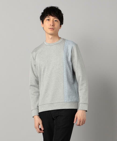 COMME CA MEN / コムサ・メン カットソー | ケーブルコンビ プルオーバー | 詳細5