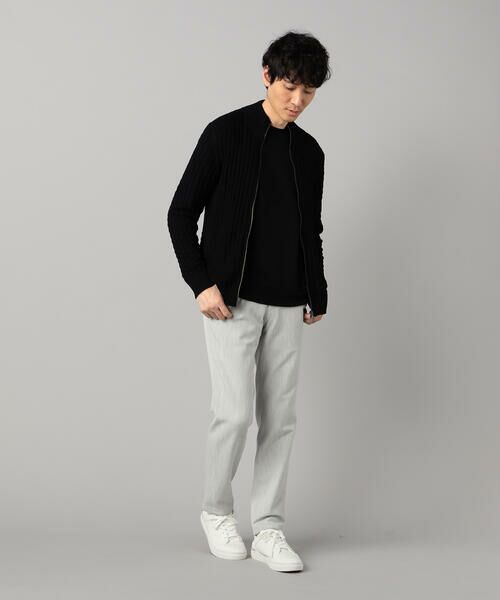 COMME CA MEN / コムサ・メン カットソー | ケーブルコンビ プルオーバー | 詳細13