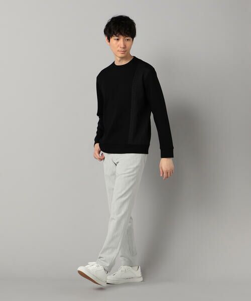 COMME CA MEN / コムサ・メン カットソー | ケーブルコンビ プルオーバー | 詳細15