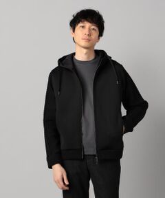 COMME CA MEN / コムサ・メン パーカー | ニットコンビ ジップアップパーカ