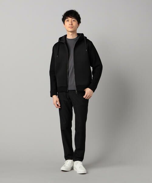 COMME CA MEN / コムサ・メン パーカー | ニットコンビ ジップアップパーカ | 詳細2