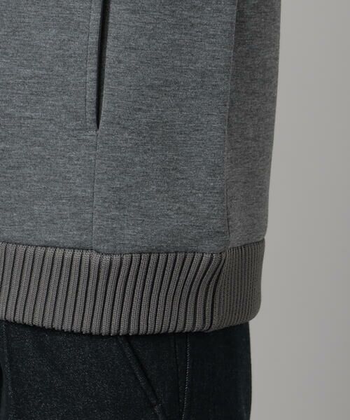COMME CA MEN / コムサ・メン パーカー | ニットコンビ ジップアップパーカ | 詳細18