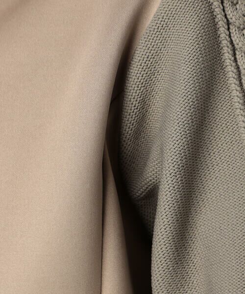 COMME CA MEN / コムサ・メン パーカー | ニットコンビ ジップアップパーカ | 詳細27