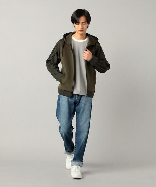 COMME CA MEN / コムサ・メン パーカー | ニットコンビ ジップアップパーカ | 詳細26