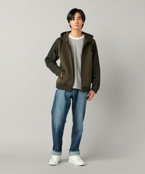 COMME CA MEN / コムサ・メン パーカー | ニットコンビ ジップアップパーカ | 詳細27