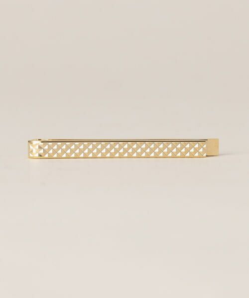 COMME CA MEN/コムサ・メン 【リバーシブル】ダイヤカット ネクタイピン ゴールド F