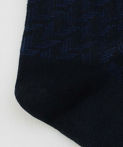 COMME CA MEN / コムサ・メン ソックス | 矢絣柄 クルーソックス | 詳細4