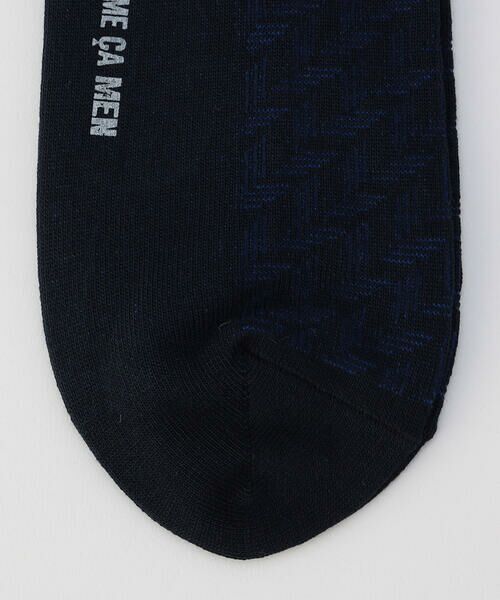 COMME CA MEN / コムサ・メン ソックス | 矢絣柄 クルーソックス | 詳細5