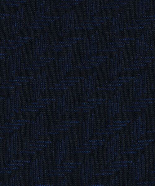 COMME CA MEN / コムサ・メン ソックス | 矢絣柄 クルーソックス | 詳細7