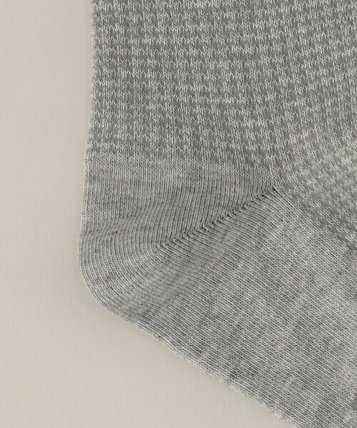 COMME CA MEN / コムサ・メン ソックス | 千鳥柄 クルーソックス | 詳細2