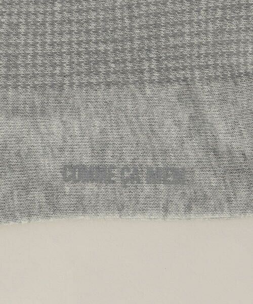 COMME CA MEN / コムサ・メン ソックス | 千鳥柄 クルーソックス | 詳細4