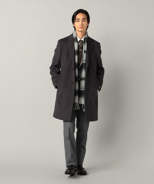 COMME CA MEN / コムサ・メン マフラー・ショール・スヌード・ストール | ウォッシャブルカシミヤ チェックマフラー | 詳細4
