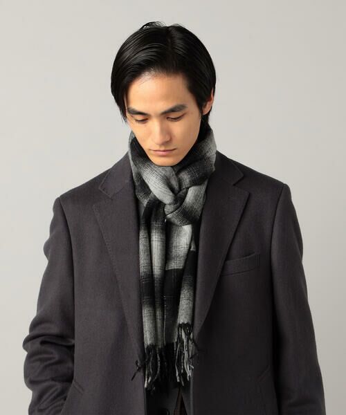 COMME CA MEN / コムサ・メン マフラー・ショール・スヌード・ストール | ウォッシャブルカシミヤ チェックマフラー | 詳細5