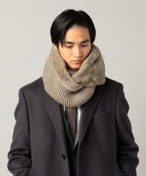 COMME CA MEN / コムサ・メン ネックウォーマー・イヤーマフ | ニット スヌード | 詳細8