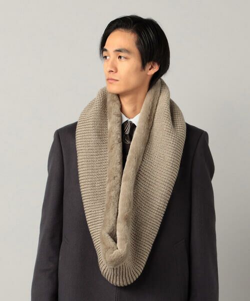 COMME CA MEN / コムサ・メン ネックウォーマー・イヤーマフ | ニット スヌード | 詳細9