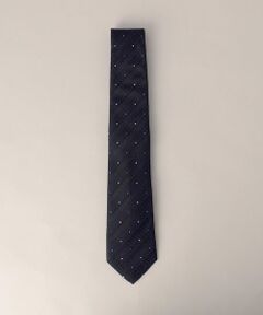 COMME CA MEN / コムサ・メン ネクタイ | ドット×ストライプ レギュラータイ