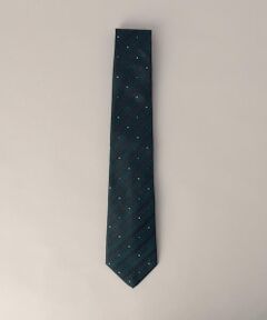 COMME CA MEN / コムサ・メン ネクタイ | ドット×ストライプ レギュラータイ