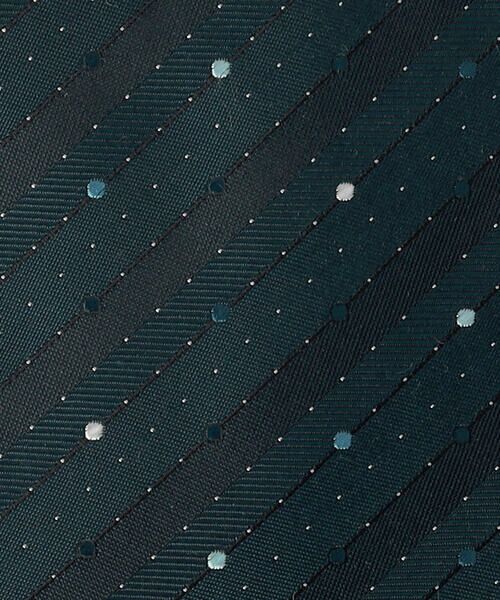 COMME CA MEN / コムサ・メン ネクタイ | ドット×ストライプ レギュラータイ | 詳細9