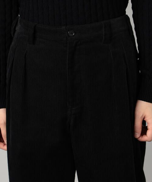 COMME CA MEN / コムサ・メン その他パンツ | 太コーデュロイ 2タックパンツ | 詳細9