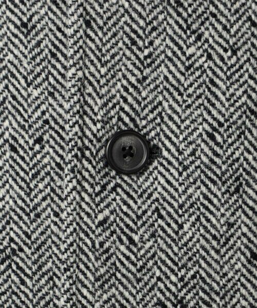 COMME CA MEN / コムサ・メン その他アウター | 尾州産 ツィード スタンドチェスターコート | 詳細18
