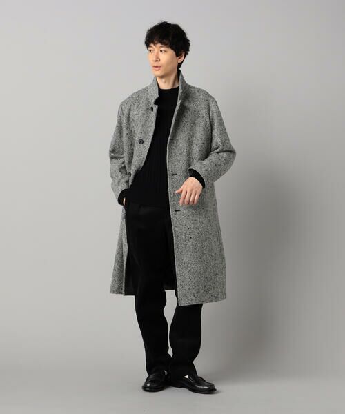 COMME CA MEN / コムサ・メン その他アウター | 尾州産 ツィード スタンドチェスターコート | 詳細3
