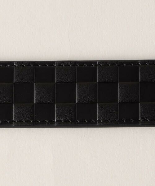 COMME CA MEN / コムサ・メン ベルト・サスペンダー | 【市松柄】リバーシブルベルト(100cm対応） | 詳細5