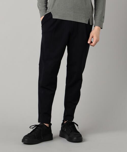 COMME CA MEN / コムサ・メン その他パンツ | メリル裏起毛 テーパードイージーパンツ(ブラック)