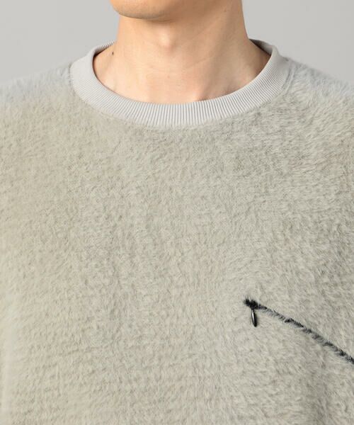 COMME CA MEN / コムサ・メン カットソー | ヘアリーシャギー プルオーバー | 詳細8