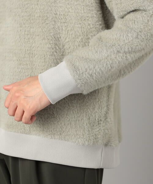 COMME CA MEN / コムサ・メン カットソー | ヘアリーシャギー プルオーバー | 詳細10