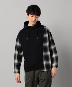 COMME CA MEN / コムサ・メン パーカー | オンブレ—切替 パーカ