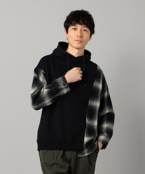 COMME CA MEN / コムサ・メン パーカー | オンブレ—切替 パーカ | 詳細4