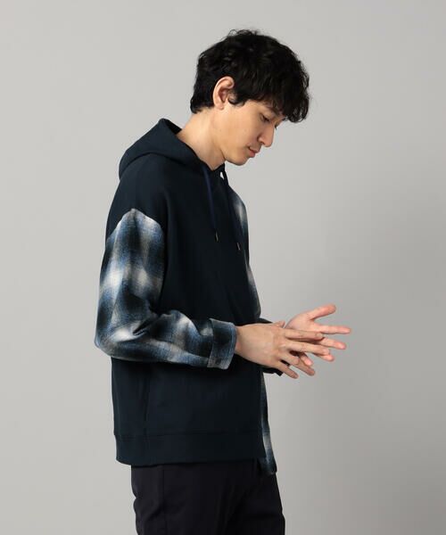 COMME CA MEN / コムサ・メン パーカー | オンブレ—切替 パーカ | 詳細14