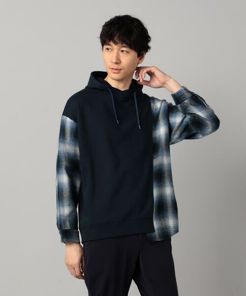 COMME CA MEN / コムサ・メン パーカー | オンブレ—切替 パーカ | 詳細15