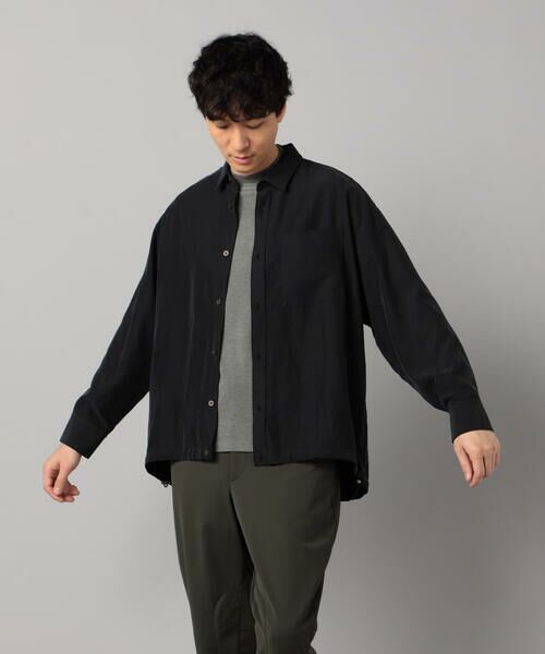 COMME CA MEN / コムサ・メン シャツ・ブラウス | スエード起毛 スピンドルシャツ | 詳細3