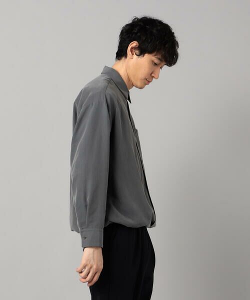 COMME CA MEN / コムサ・メン シャツ・ブラウス | スエード起毛 スピンドルシャツ | 詳細12