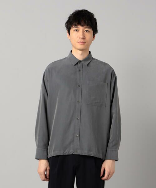 COMME CA MEN / コムサ・メン シャツ・ブラウス | スエード起毛 スピンドルシャツ | 詳細13