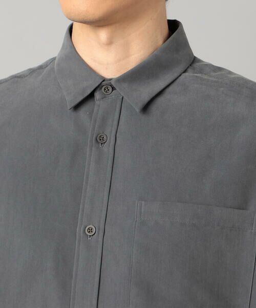COMME CA MEN / コムサ・メン シャツ・ブラウス | スエード起毛 スピンドルシャツ | 詳細16