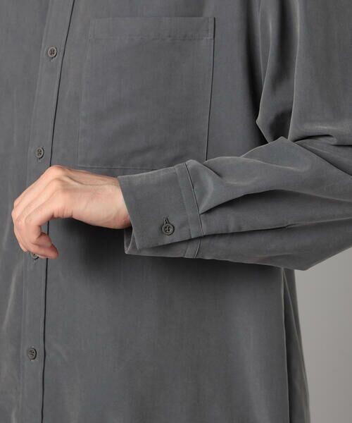 COMME CA MEN / コムサ・メン シャツ・ブラウス | スエード起毛 スピンドルシャツ | 詳細18