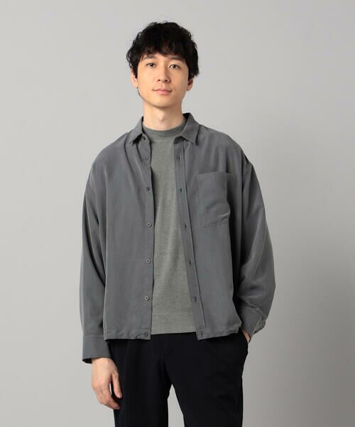 COMME CA MEN / コムサ・メン シャツ・ブラウス | スエード起毛 スピンドルシャツ | 詳細8