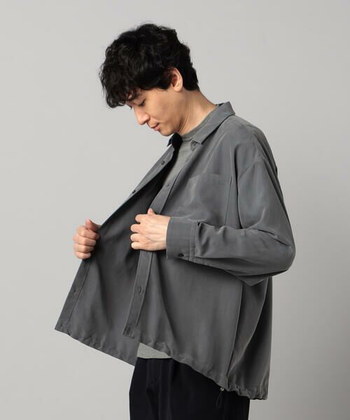 COMME CA MEN / コムサ・メン シャツ・ブラウス | スエード起毛 スピンドルシャツ | 詳細9