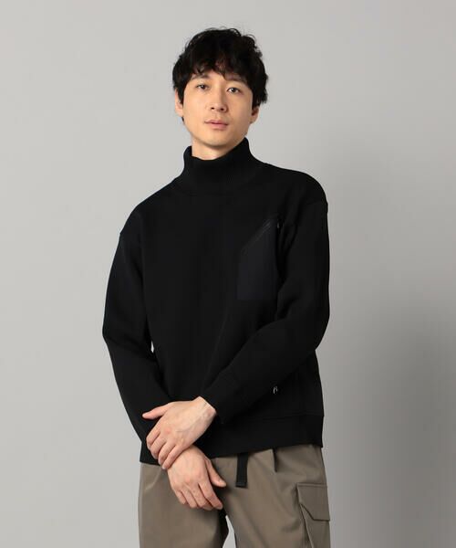 COMME CA MEN / コムサ・メン ニット・セーター | ミリタリー ハイネック(ブラック)