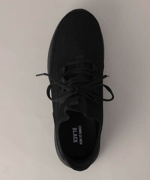 COMME CA MEN / コムサ・メン スニーカー | 【COMME CA MEN BLACK】ウォータープルーフ ニットスニーカー | 詳細3