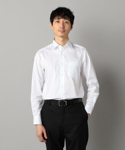 COMME CA MEN / コムサ・メン シャツ・ブラウス | アルビニ コットンブロード レギュラーカラーシャツ | 詳細3