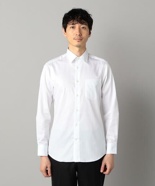 COMME CA MEN / コムサ・メン シャツ・ブラウス | アルビニ コットンブロード レギュラーカラーシャツ | 詳細5