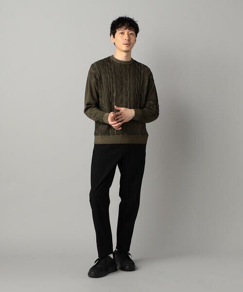 COMME CA MEN / コムサ・メン スラックス・ドレスパンツ | 【裏起毛】ツイル テーパードパンツ | 詳細1