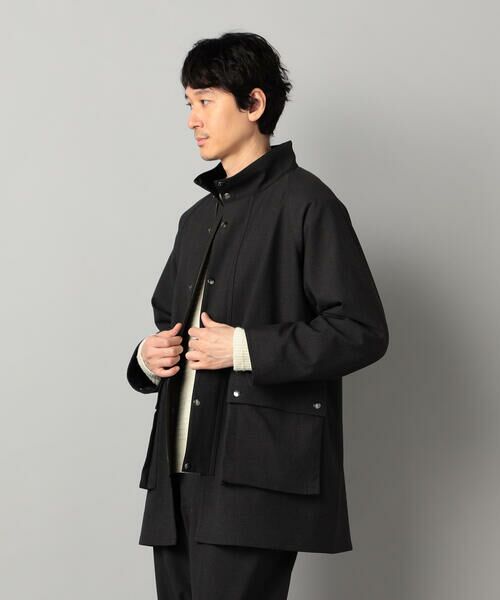 COMME CA MEN / コムサ・メン その他アウター | 【セットアップ対応】ソフトサーモ(R)グレンチェック スタンドカラーコート | 詳細4